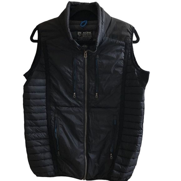 KUHL Spyfire Down Dark Blue Vest - Men's Medium - Picture 3 of 9